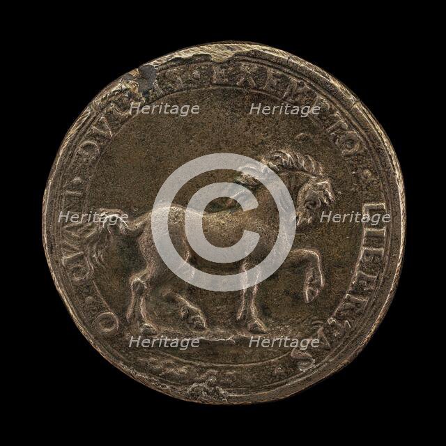 Horse Pawing the Earth [reverse], c. 1545. Creator: Unknown.