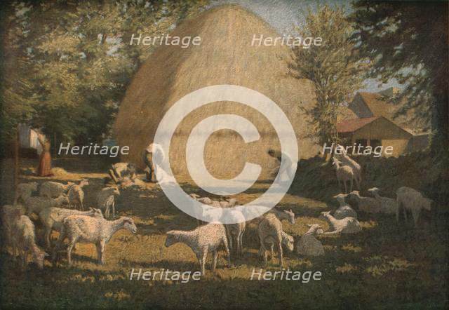'Sheep Shearing', 1901, (c1930). Creator: Dermod O'Brien.