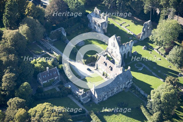 The remains of Wenlock Priory, Shropshire, 2018. Creator: Historic England.