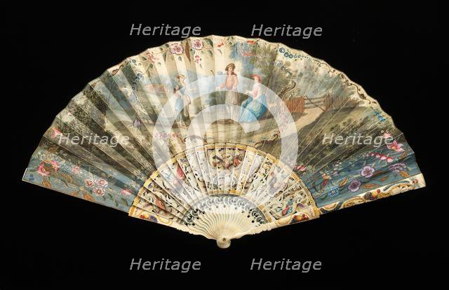 Fan, 1715-25. Creator: Unknown.