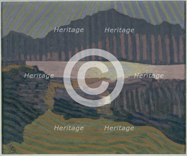 View of Capolago, c. 1907. Creator: Giacometti, Giovanni (1868-1933).