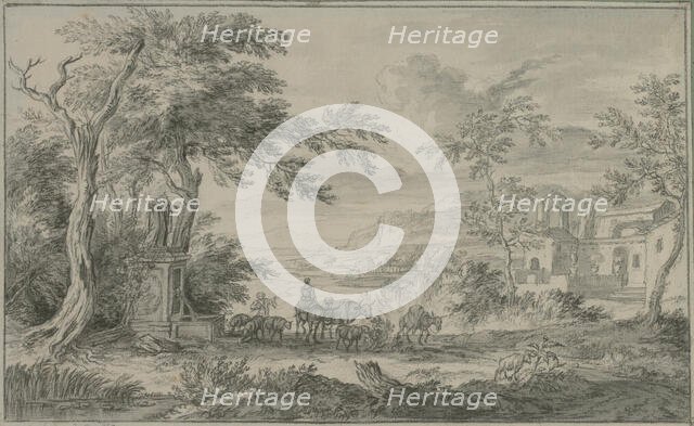 Italian landscape. Creator: Dirck Dalens II.