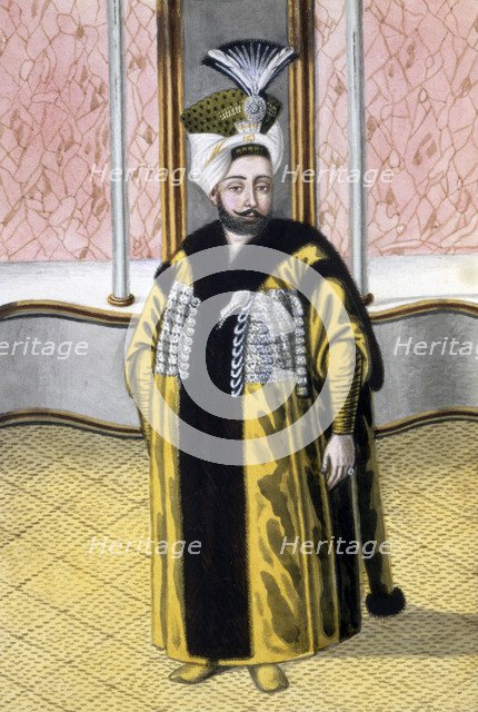 Mustafa IV, Ottoman Emperor, 1808. Artist: John Young