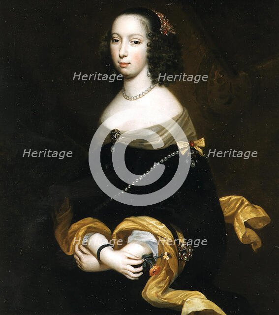 Portrait of Anne de Croÿ (1564-1635), Duchess of Aarschot, 1633. Creator: Anonymous.