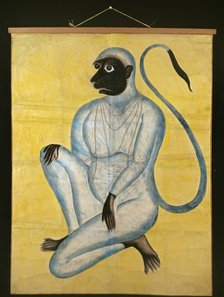 Hanuman, the monkey god, c1870. Artist: Unknown.
