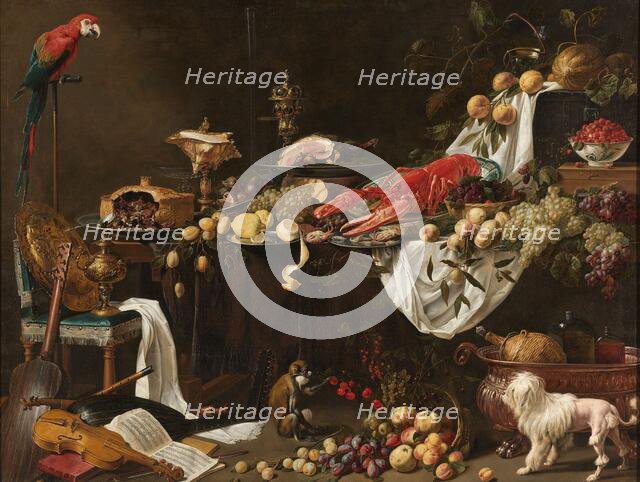 Banquet Still Life, 1644. Creator: Adriaen van Utrecht.
