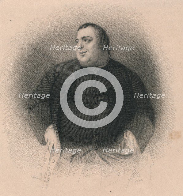 Francis Grose, (1731-1791), 19th century. Artist: Henry Bryan Hall I