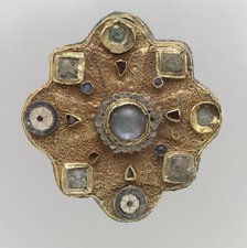 Disk Brooch, Frankish, second half 7th century. Creator: Unknown.