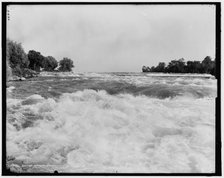 Niagara rapids, between 1890 and 1899. Creator: Unknown.