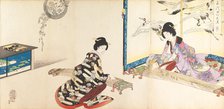 Chiyoda Castle (Album of Women), 1895., 1895. Creator: Chikanobu Yoshu.