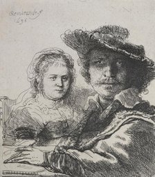 Self-portrait with Saskia, 1636. Creator: Rembrandt Harmensz van Rijn.