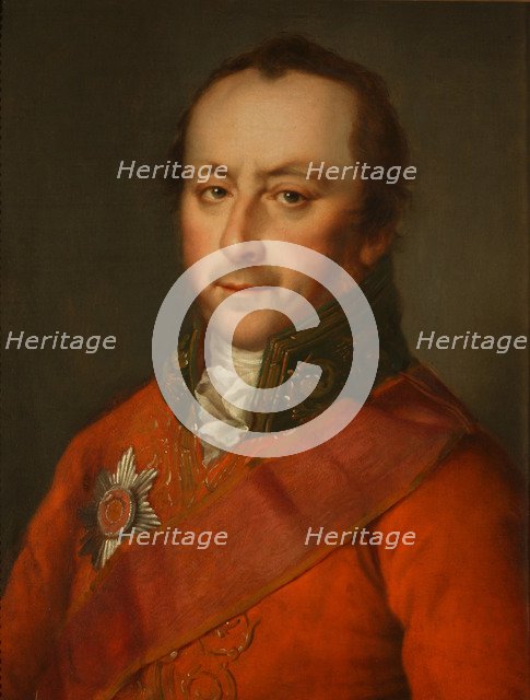 Portrait of Pavel Ivanovich Golenishchev-Kutuzov (1767-1829), 1800s. Artist: Anonymous  