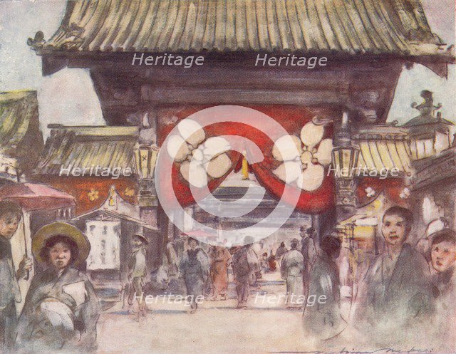 'Leading to the Temple', c1887, (1901). Artist: Mortimer L Menpes.