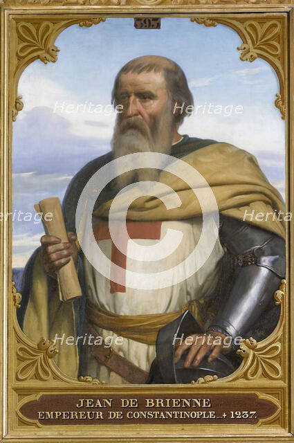 John of Brienne, King of Jerusalem, 1845. Creator: Picot, François-Édouard (1786-1868).