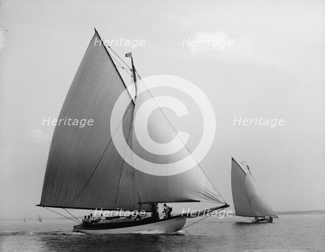 Hussar and Anoatok, 1898 July 4. Creator: John S Johnston.