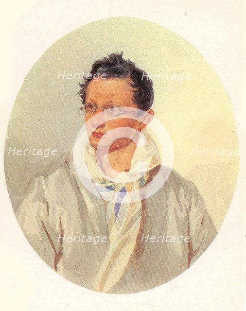 Portrait of Alexander Nikolayevich Raevsky (1795-1868), 1820s. Artist: Anonymous  