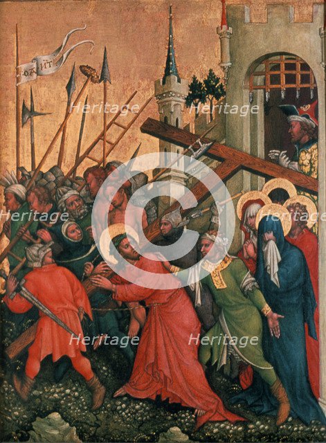 'Victory of King Ludwig I of Hungary over the Bulgarians in 1377', 1430 Artist: Lambrechter Votivtafel