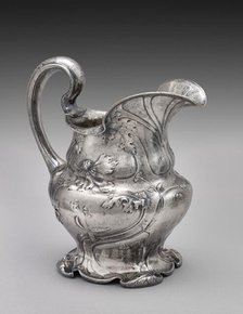 Water pitcher from the Martelé line, 1906. Creators: Gorham Manufacturing Company, George Ernest Germer, Harold Nock.