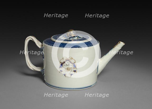 Teapot, c. 1775-1800. Creator: Unknown.