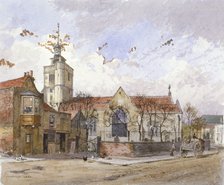 View of St Paul's Church, Hammersmith, London, 1880.    Artist: John Crowther