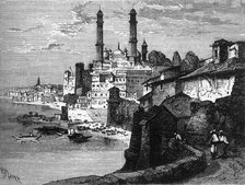 'View of Benares', c1891. Creator: James Grant.