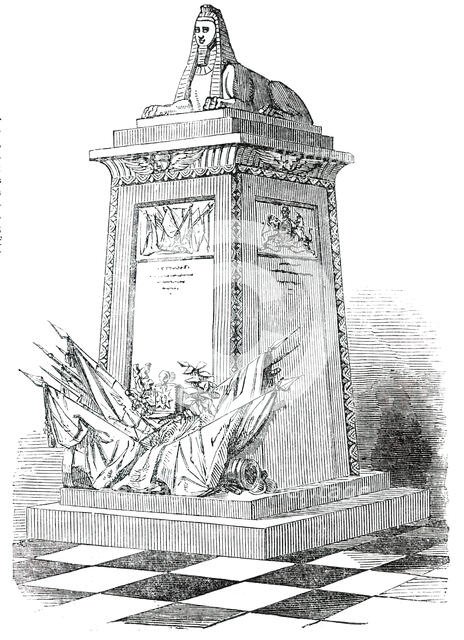 Monument lately erected in Lichfield Cathedral, to the 80th Regiment of Foot, 1850. Creator: Unknown.