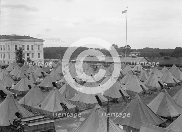 American University Training Camp - Misc. Views, 1917. Creator: Harris & Ewing.