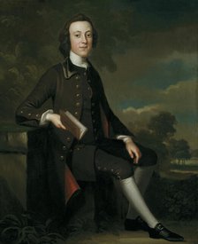 Portrait of a Young Man, 1749/52. Creator: John Wollaston.
