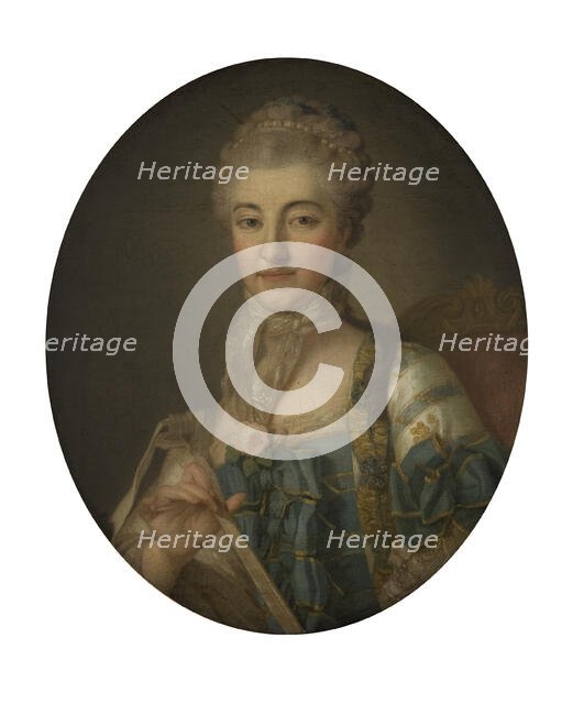 Portrait of Izabela Branicka née Poniatowska, 1767. Creator: Per Krafft the Elder.