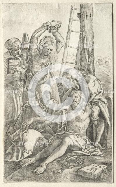 Descent from the Cross, 1501. Creator: Albrecht Dürer (German, 1471-1528).