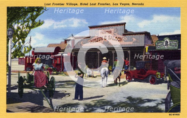Last Frontier Village, Hotel Last Frontier, Las Vegas, Nevada, USA, 1950. Artist: Unknown