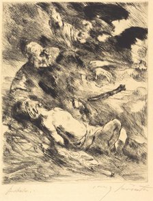 Die Opferung Isaacs (The Sacrifice of Isaac), 1920. Creator: Lovis Corinth.
