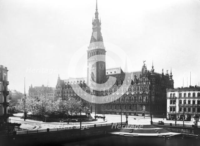 Hamburg Rathaus, 1904. Creator: Unknown.