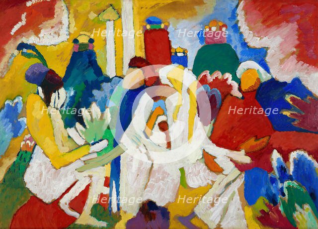 Oriental, 1909. Creator: Kandinsky, Wassily Vasilyevich (1866-1944).
