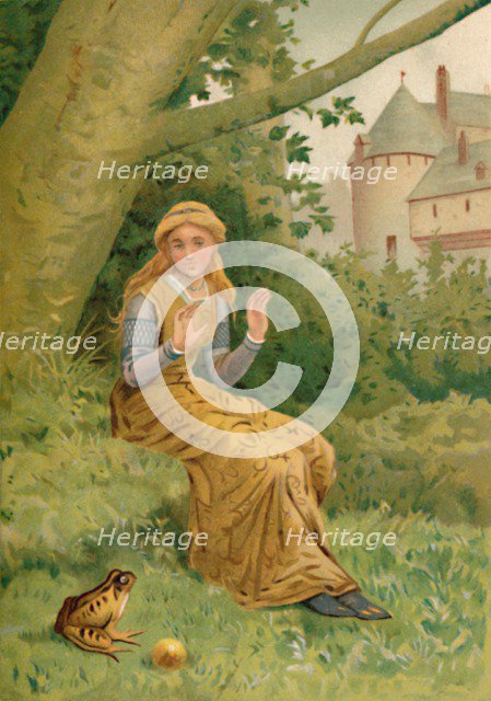 'The Frog Prince and the King's Daughter', 1901. Artist: Edward Henry Wehnert.