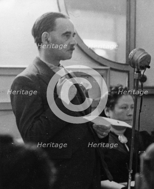 Harold Laski (1893-1950), British political theorist. Artist: Unknown