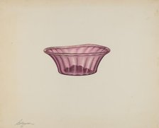 Bowl, 1938. Creator: Giacinto Capelli.