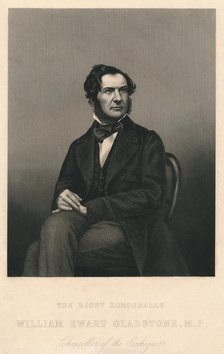 'The Right Honourable William Ewart Gladstone, M.P.', 1859. Creator: Daniel John Pound.