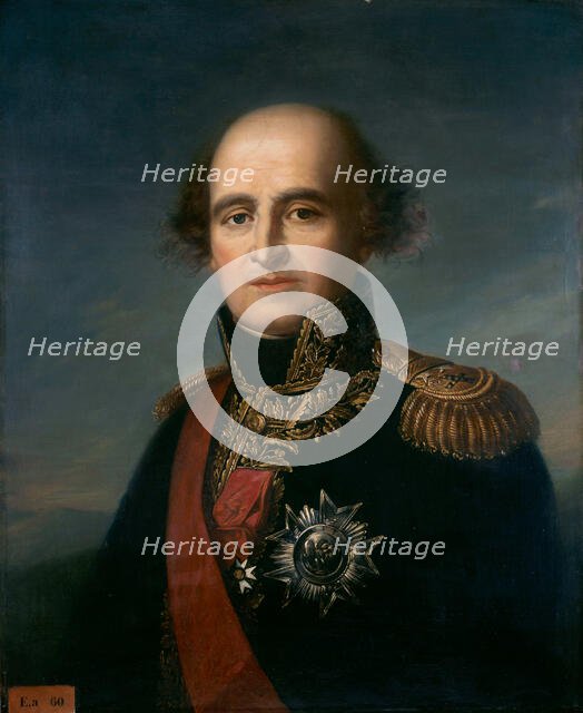 Count Jean-Mathieu Sérurier (1742-1819), Marshal of the Empire, 1834. Creator: Laneuville, Jean-Louis (1748-1826).