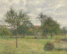 Autumn, Morning, Cloudy, Eragny, 1900. Creator: Pissarro, Camille (1830-1903).