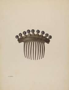 Comb, c. 1939. Creator: Gertrude Lemberg.