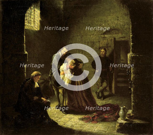 Prison Scene, 1854. Creator: John Adams Elder.