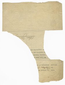 Letter to Oscar W. Price from Charles Young, ca. 1918. Creator: Unknown.