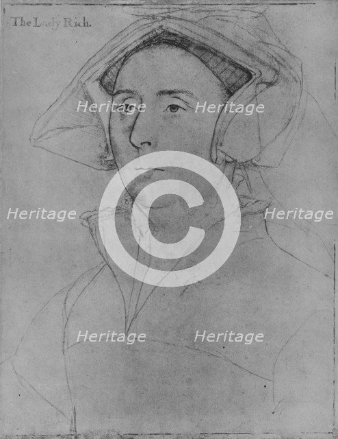 'Elizabeth, Lady Rich', c1532-1543 (1945). Artist: Hans Holbein the Younger.