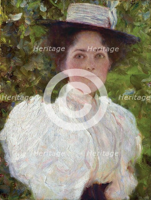 Girl in the Foliage, c. 1898. Creator: Klimt, Gustav (1862-1918).