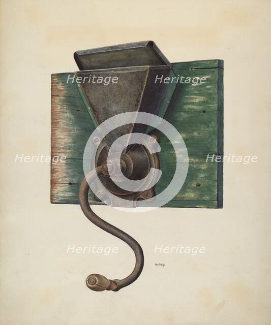 Coffee Mill, c. 1948. Creator: Ray Price.