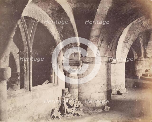 Church Interior, from an album compiled by Sir John Everett Millais. Creator: Unknown.