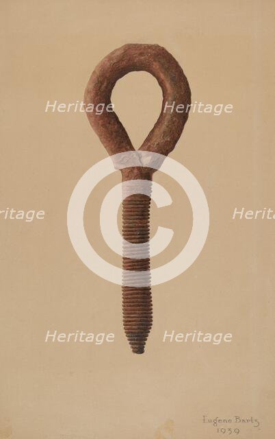 Shroud Deck Eye, 1939. Creator: Eugene Bartz.