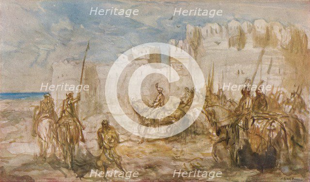 'Cavalry', c1910. Artist: Marius Bauer.