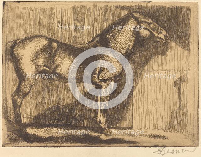 Pony (Le poney), 1892. Creator: Paul Albert Besnard.